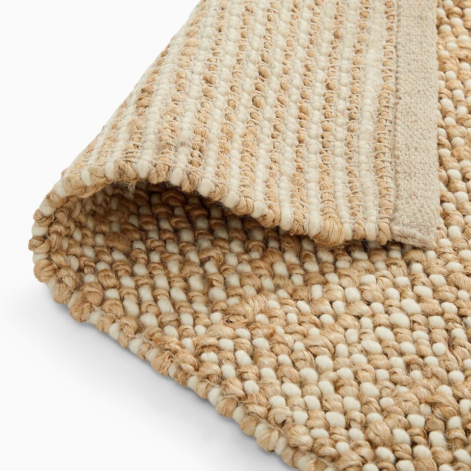 Dotted Jute & Wool Rug West Elm UK